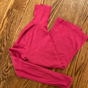 J. Crew mercantile turtleneck women size medium hot pink